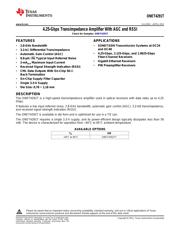 ONET4291TY datasheet.datasheet_page 1