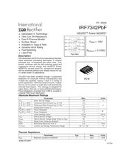 IRF7342TRPBF 数据规格书 1