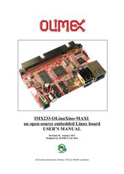 IMX233-OLINUXINO-MAXI+I 数据规格书 1