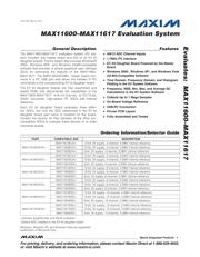 MAX11613EVSYS+ 数据规格书 1