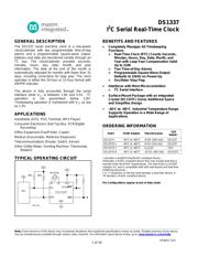 DS1337S+ Datenblatt PDF