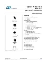 M24C08-WDW6TP Datenblatt PDF