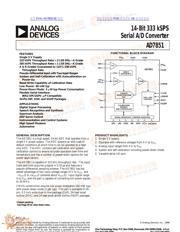 AD7851 datasheet.datasheet_page 1