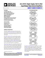 AD8572 Datenblatt PDF