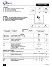 IRFP4768PBF Datenblatt PDF