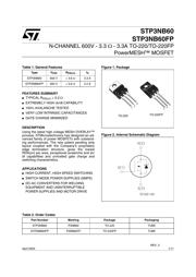 STP3NB60 datasheet.datasheet_page 1