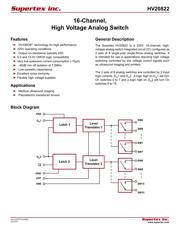 HV20822FG-G 数据规格书 1