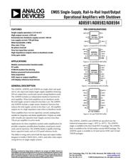 AD8591ARTZ-REEL Datenblatt PDF