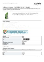 FRONT 2,5-H/SA 5 datasheet.datasheet_page 1