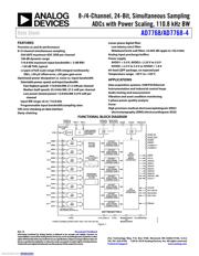 AD7768-4BSTZ Datenblatt PDF