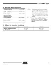 ATF22V10CZ12XC datasheet.datasheet_page 3