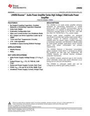 LM4954TL/NOPB datasheet.datasheet_page 1