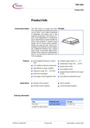 TDK5101 datasheet.datasheet_page 3