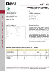 HMC1105-SX 数据规格书 1