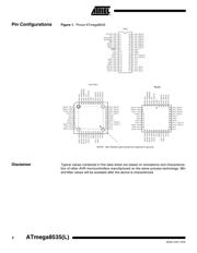 ATMEGA8535-16JU 数据规格书 2