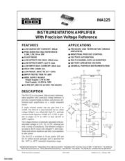 INA125PAG4 datasheet.datasheet_page 1