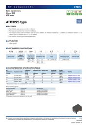 ATB3225-75032CT-T001 数据规格书 1