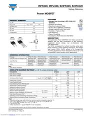 IRFR420 数据手册