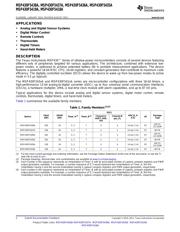 MSP430F5437AIPN datasheet.datasheet_page 2