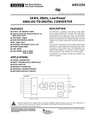 ADS1253E2K5G4 datasheet.datasheet_page 1