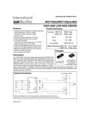 IR2110PBF 数据规格书 1