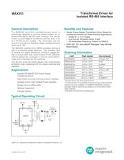 MAX253ESA+T Datenblatt PDF