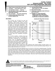 TLC2254CDR Datenblatt PDF