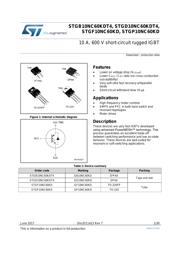 STGF10NC60KD datasheet.datasheet_page 1