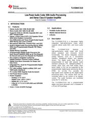 TLV320AIC3110IRHBT datasheet.datasheet_page 1