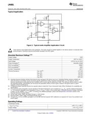 LM4991LD/NOPB datasheet.datasheet_page 2