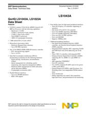 LS1043AXE8PQA datasheet.datasheet_page 1