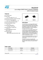 74LCX157MTR datasheet.datasheet_page 1