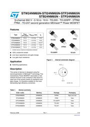 STP24NM65N datasheet.datasheet_page 1