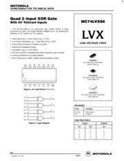 MC74LVX86 数据规格书 1