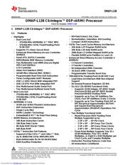 OMAPL138BZWTA3R datasheet.datasheet_page 1