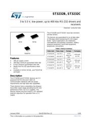 ST3232BTR Datenblatt PDF