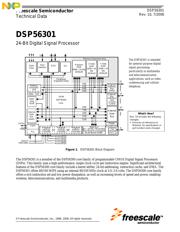 DSP56301AG80 数据规格书 1