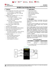 DRV8833CRTET datasheet.datasheet_page 1