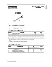 2N6426 Datenblatt PDF