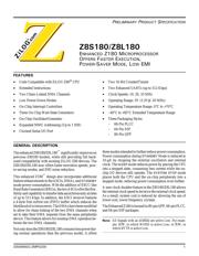 Z8S18010FEG datasheet.datasheet_page 1