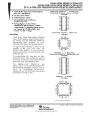 SN74ALS574BDWRG4 datasheet.datasheet_page 1