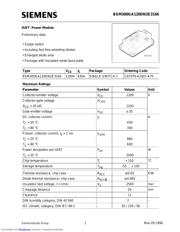 BSM300GA120DN2E3166 数据规格书 1