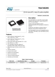 TDA7491MV13TR datasheet.datasheet_page 1