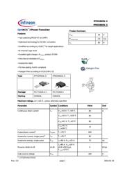 IPB034N03L G 数据规格书 1