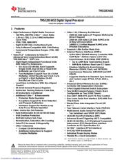 TMS320C6452ZUT9 datasheet.datasheet_page 1