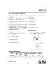 ZXCT1009FTA Datenblatt PDF