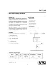 ZXCT1009FTA 数据规格书 1