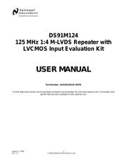 DS91M124EVK/NOPB 数据规格书 1
