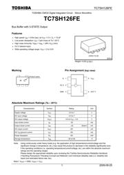 TC7SH126FE 数据规格书 1
