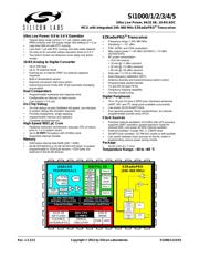 SI1000DK Datenblatt PDF